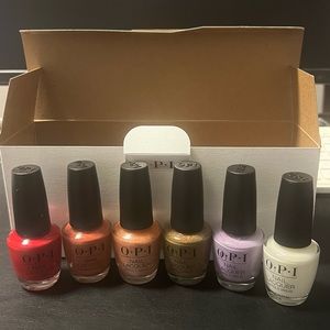 6 OPI Nailpolish BRAND NEW, full-size